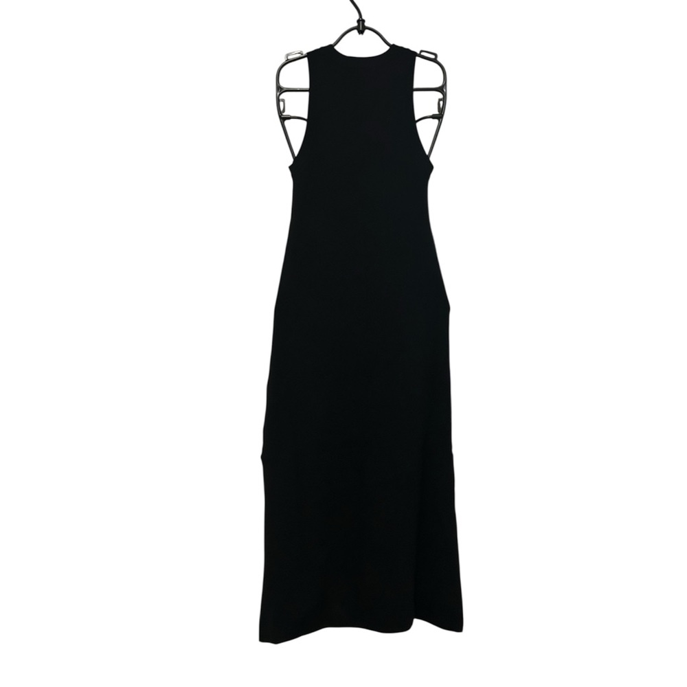 🖤 Staples by The Drop Black Midi Tank Dress – XS – Viscose/Nylon Blend - Picture 7 of 9